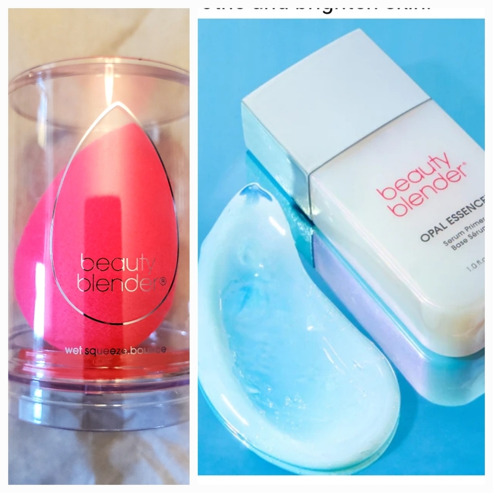 Original Pink BeautyBlender & Opal Essence Serum Primer